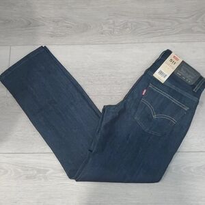 LEVI's Adjustable Waistband Slim Straight Leg Jeans